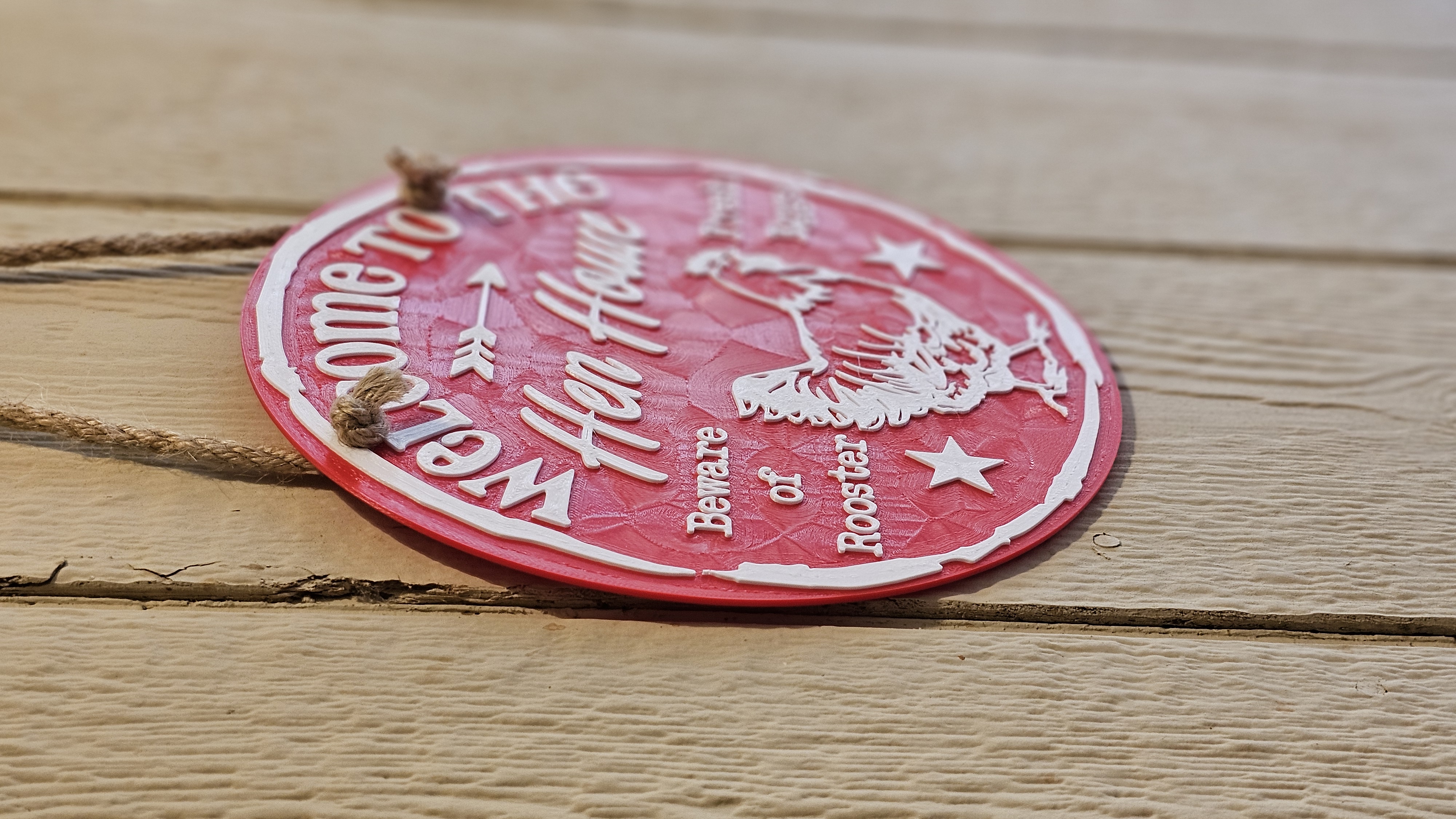 Decorative Craft Sign - 3D printed home decor sign